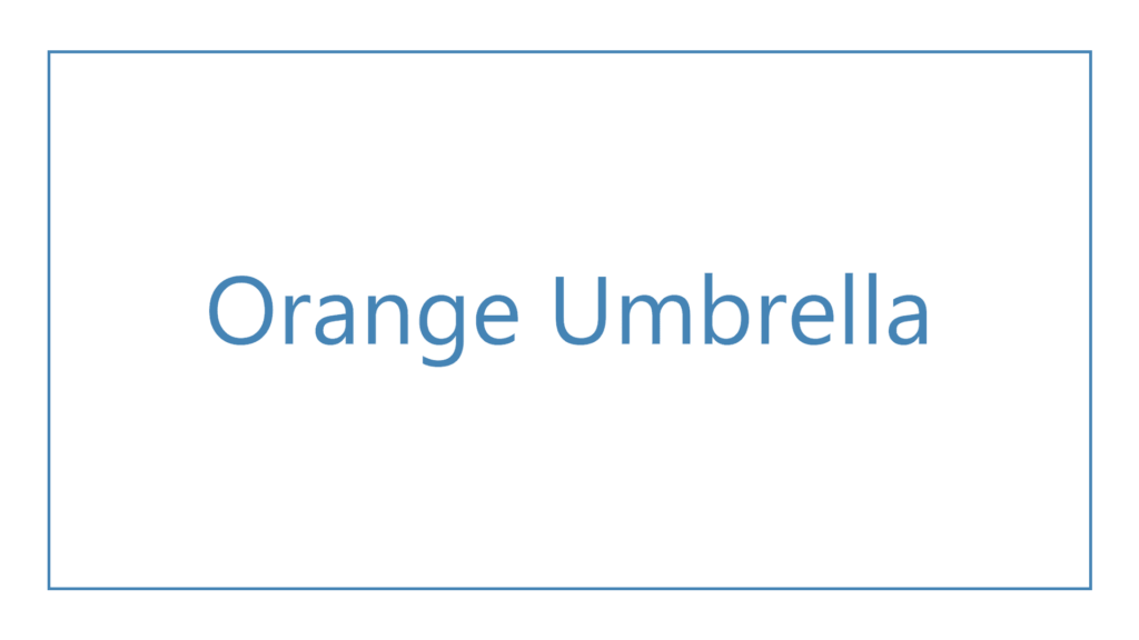 orange-umbrella