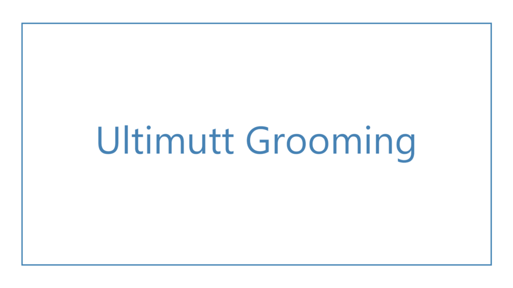 ultimutt-grooming-logo