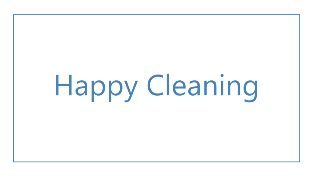happy-cleaning